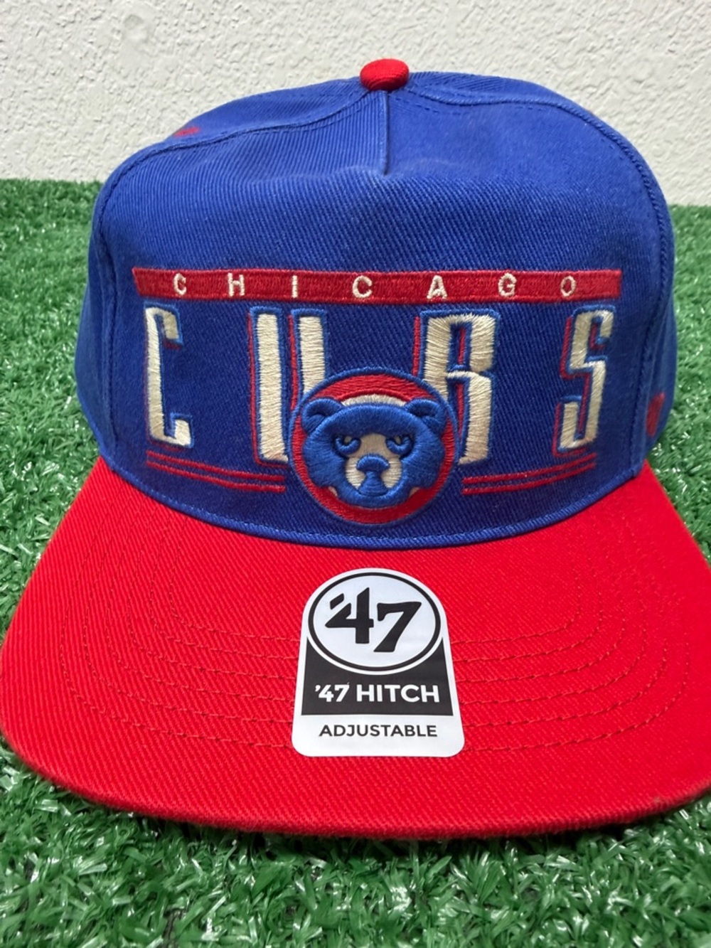 ‘47 Brand Chicago Cubs Blue and Red Snapback Hat